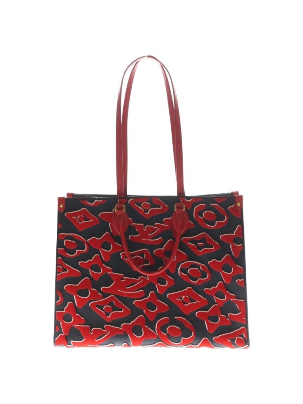 Louis Vuitton Urus Fisher Monogram On The Go GM Leather Tufted 2-Way Tote Bag